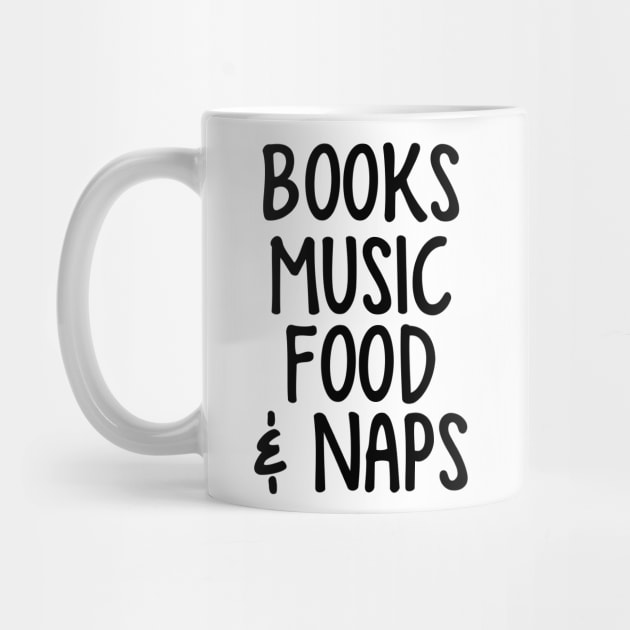 Books, Music, Food & Naps by fiar32